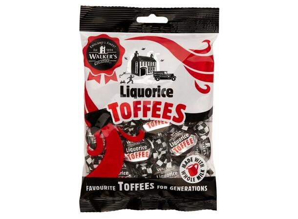 WALKERS NS - LIQUORICE TOFFEE BAG 150G 1x12 150 g 