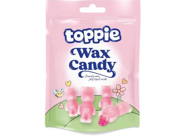 Wax Candy Bear Strawberry 40g 1x12 