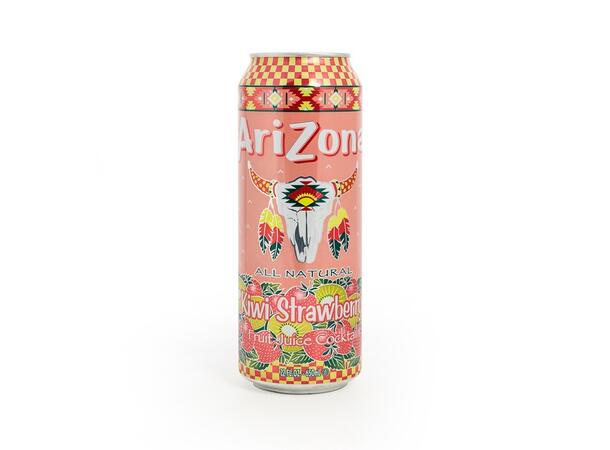 Arizona Tea Cans Kiwi Strawberry 650ml 24 stk - 22 oz 