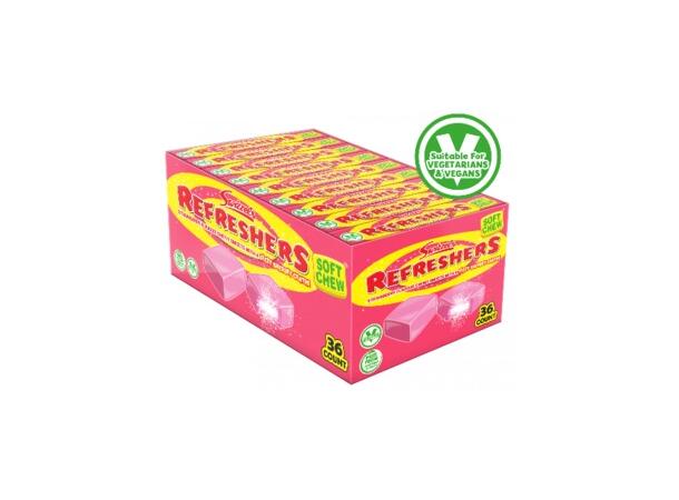 Swizzels Refreshers Strawberry Stick 43g Packs 1x36 