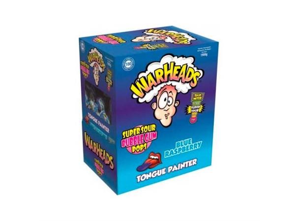 WARHEAD TONGUE PAINTER LOLLIES 19G 100 stk 