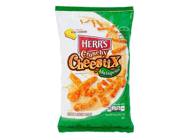 Herr's Jalapeno Crunchy Cheesestix 1x8 226,72 G 