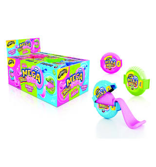 Mega Roll Bubble Gum Display 1x24 40g Johny Bee