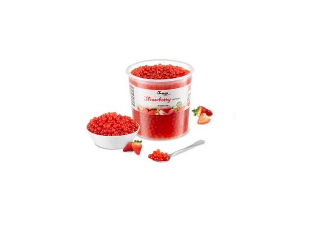 Strawberry Fruit Pearls ( 3.2kg TUB ) 1x4 
