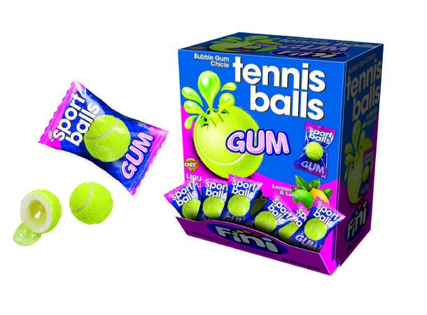 FINI SPORT BALLS GUM TENNIS 5g 1X200 TYGGIS 