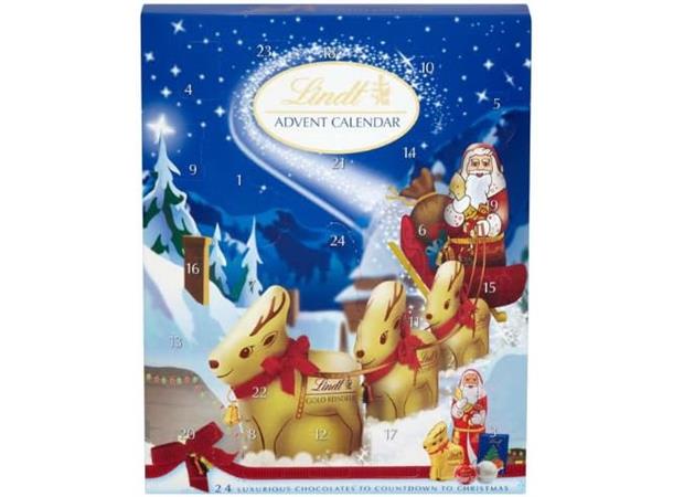 LINDT ADVENT CALENDAR 160G 1x10 