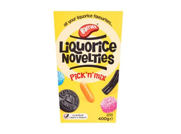 Barratt Liquorice Novelties Pick n Mix 400g 1x6 