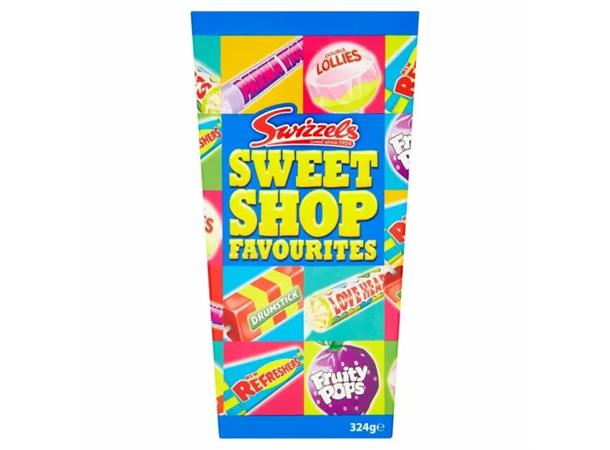 SWIZZELS SWEETSHOP FAVOURITES CARTON 324G 1x6 