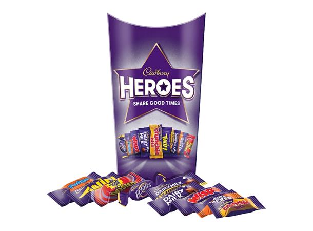 CADBURY HEROES CARTON 290G 1x6 