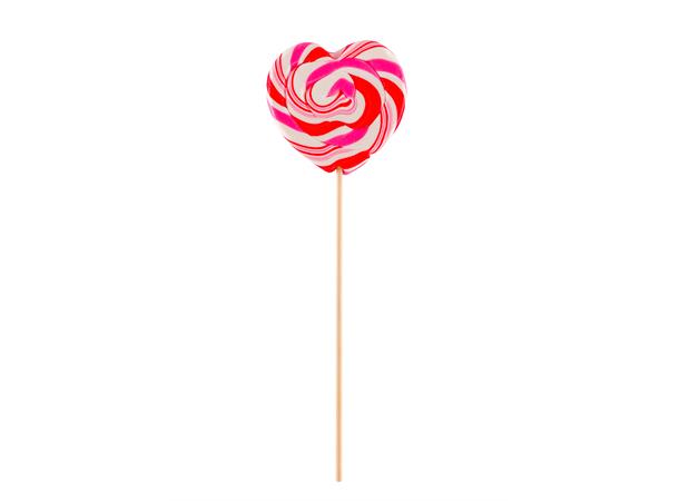 Spiral Heart Pop Red/White Maxi - 10 Pieces/Carton 260 G 