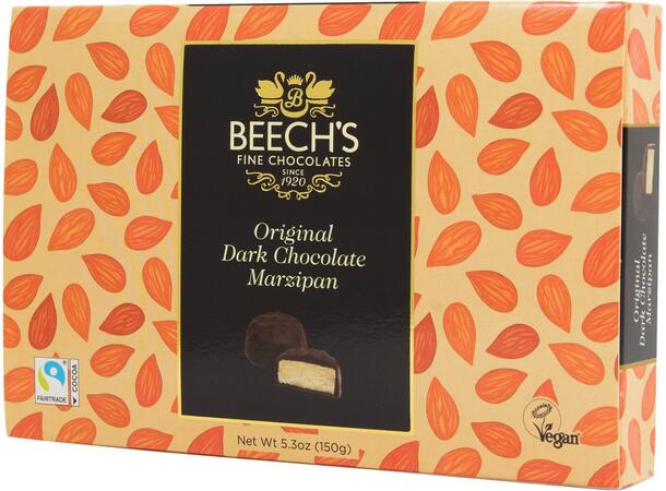BEECH'S DARK CHOCOLATE MARZIPAN 150G 1x6 