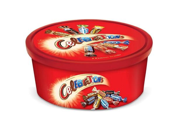 CELEBRATIONS TUB 650G 1x1 