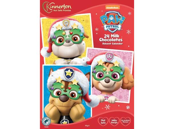 Kinnerton Paw Patrol Advent Calendar 40g 1x18 