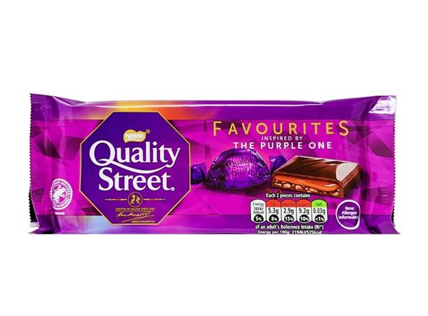 QUALITY STREET THE PURPLE ONE BLOCK 87G 1x17 