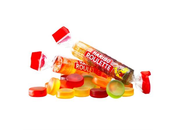 ROULETTE FRUIT PESETOS 25 G LÖSVIKT 1,25 kg 