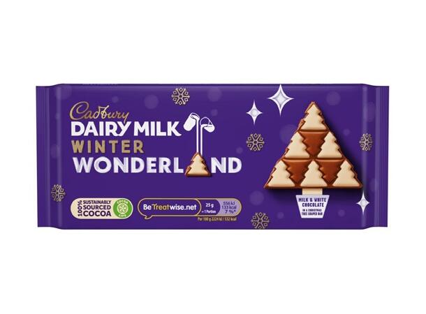 CADBURY DAIRY MILK WINTER WONDERLAND 100G 1X20 