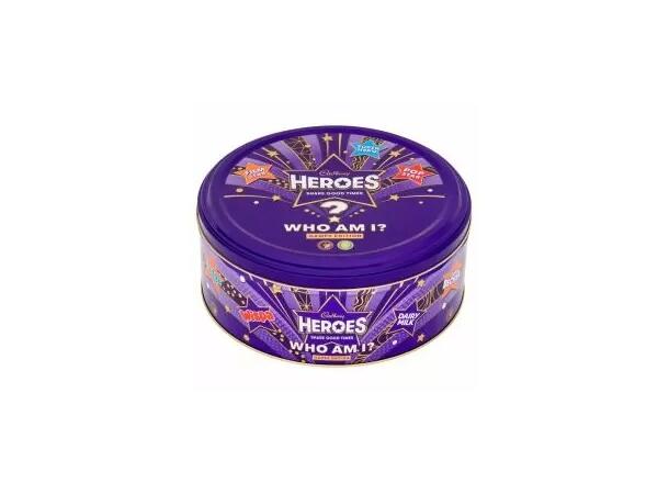 CADBURY HEROES TIN  750G 1x1 