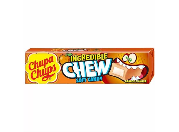 Chupa Chups Orange Incredible Chew Soft Candy 45g 1x20 