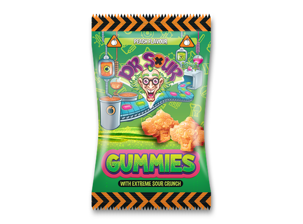 Dr.sour - Gummies- peach 200g 1x12 