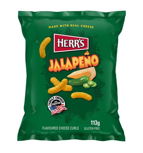 HERR&#39;S JALAPENO CURLS 1x12 113g