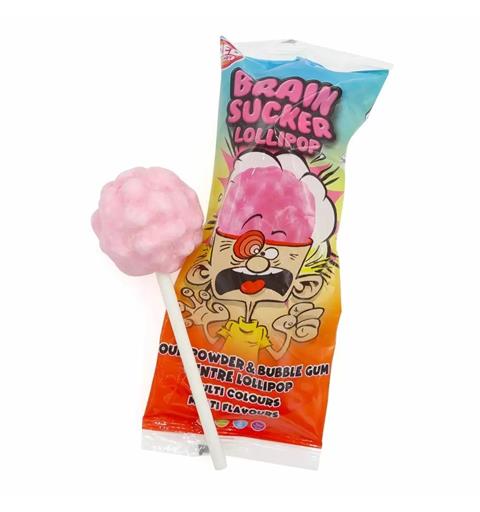 Zed Candy Brain Sucker Lollipop 63.8g 1x20