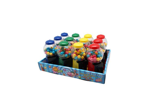 Bubble gum Machine 5 inch 4 colors 1x12 