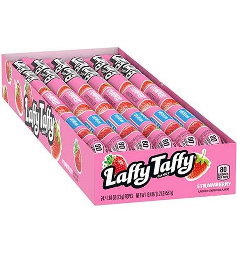 Laffy Taffy Rope Strawberry 23g (24x0.81oz) US