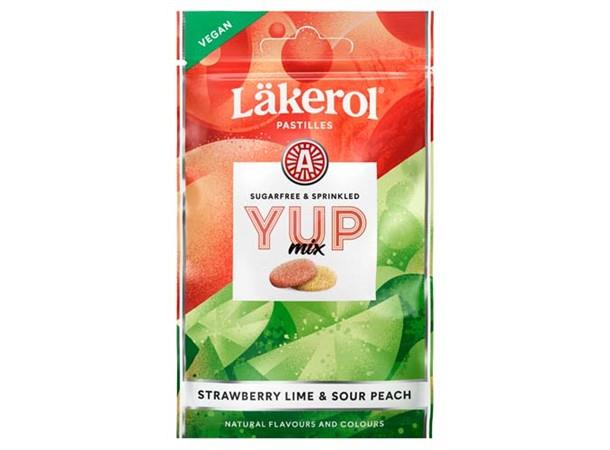 LÄKEROL YUP MIX SOUR PEACH & STRAWB/LIME 20 x 25g 