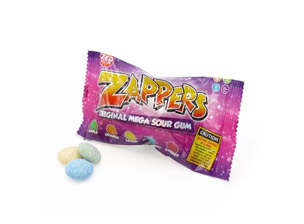 Zed Candy Zappers Original Mega Sour Gum 50g 1x24 