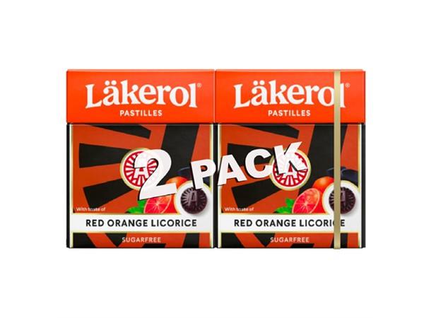 LÄKEROL RED ORANGE LICORICE 24 x 50 G 2-PACK 