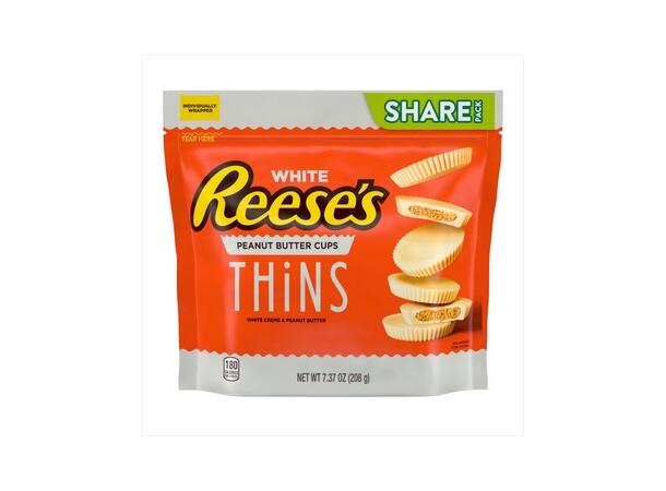 Reese's White PB Cup Thins 7.37oz 1x8 