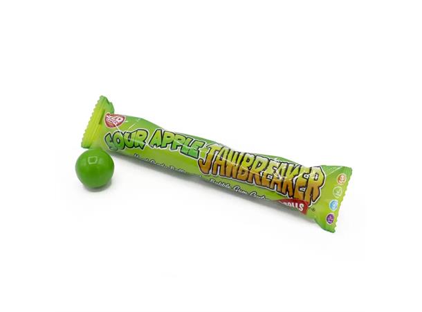 Zed Candy Sour Apple Jawbreaker 6 Ball Pack 49.5g 1x24 