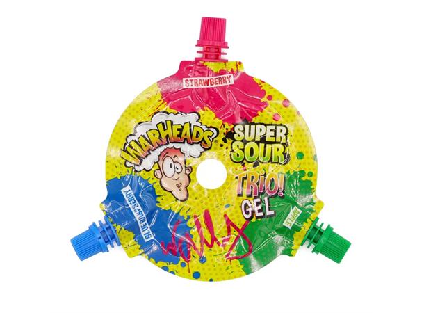 Warheads Super Sour Trio Gel Wheel 51g 1x24 