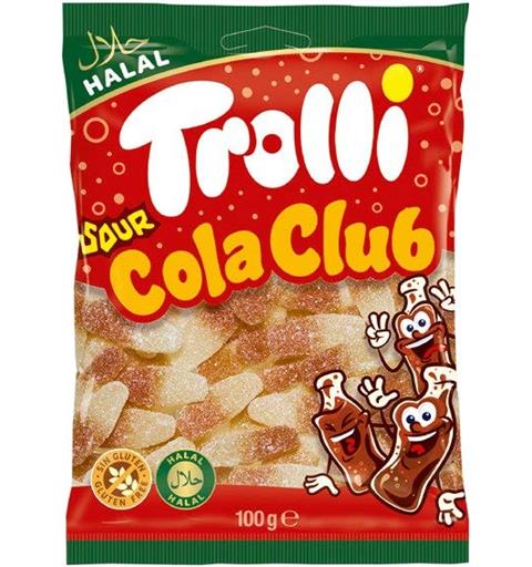Trolli Halal Sour Cola Club 30x100g