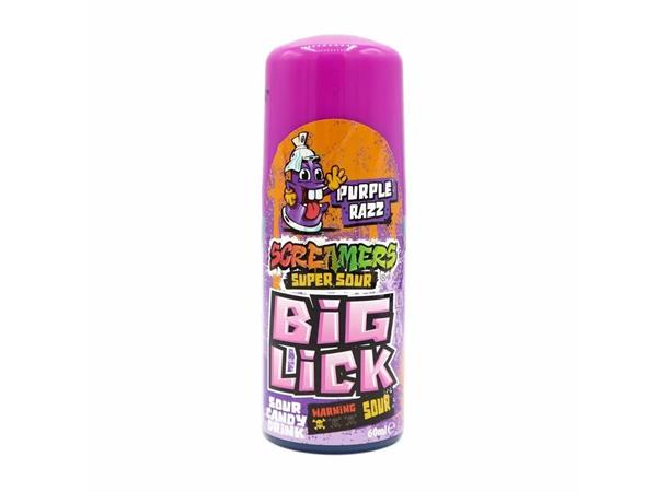 Zed Candy Screamers Purple Razz Big Lick 60ml 1x12 