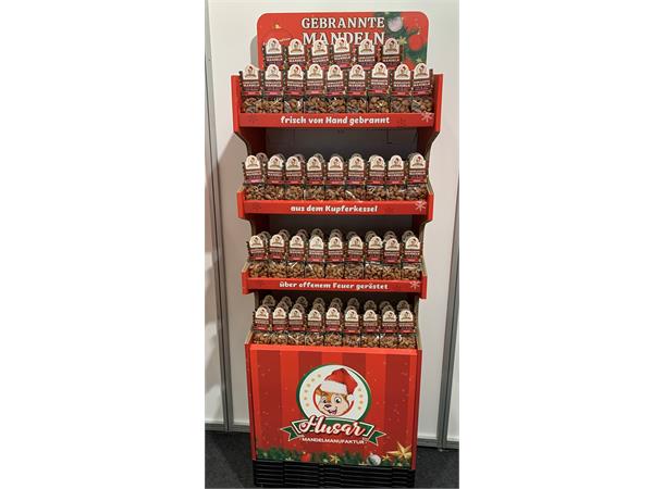 Brente mandler Original 100 g gulvdisplay 1x252 