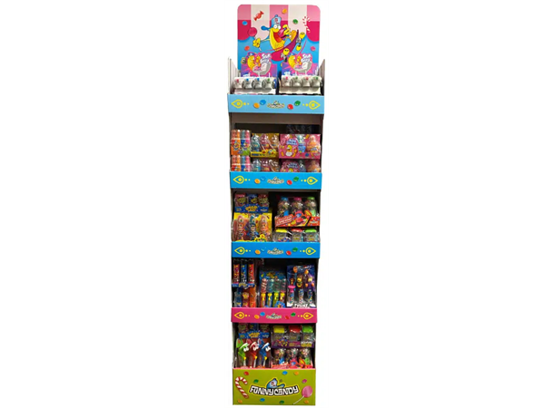 FUNNY CANDY DISPLAY STAND TOM 3 SEPARATE PAPP DELER 
