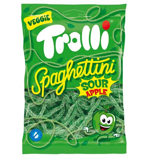 TROLLI Spaghettini Apple sour 30x100g