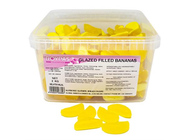 GLAZED FILLED BANANAS 2 KG 