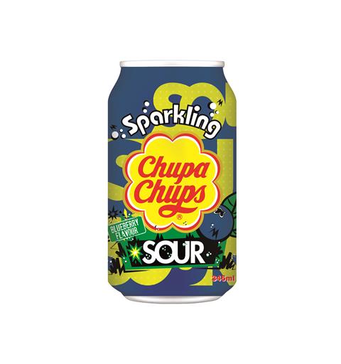 Chupa Chups Sour Blueberry 345ml 1x24