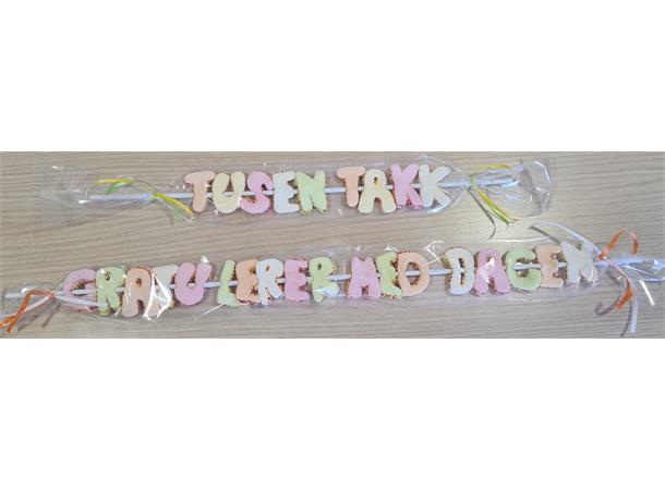 LETTER KEBAB "TUSEN TAKK" 55 GRS 1x20 