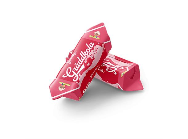 MORMOR LISAS GAM.D. GRÄDDKOLA JORDGUBB 4 KG 