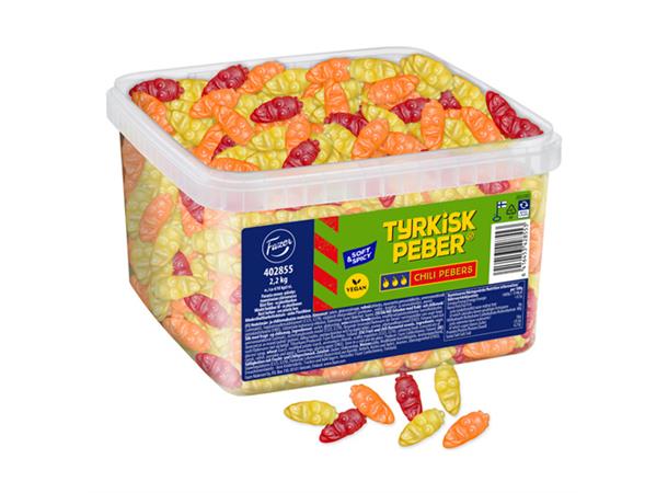 TYRKISK PEBER CHILI PEBERS LØSVIKT 2 KG 