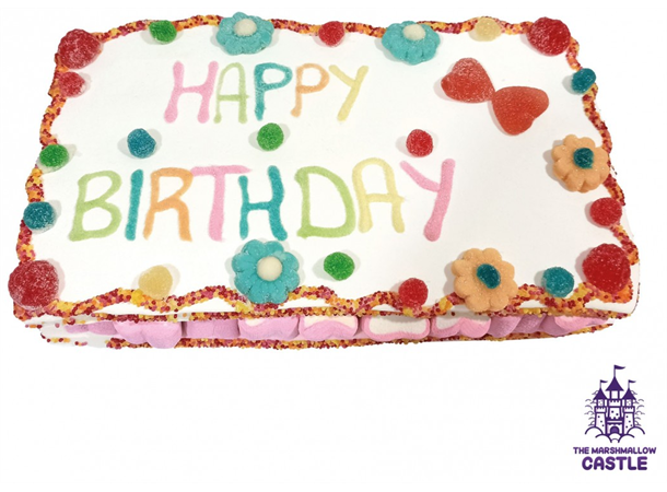 HAPPY BIRTHDAY LARGE CAKE 850G BOX 1 UNIT 