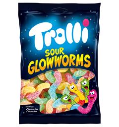 Trolli Sour Glowworms 18x200g