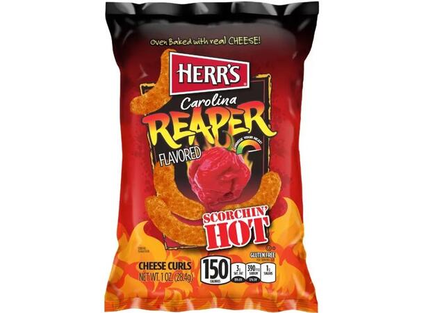 Herr's Carolina Reaper Cheese Curl 28,4g 1 oz 1x42 