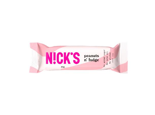 NICK'S PEANUTS N FUDGE 40g (15 st) 