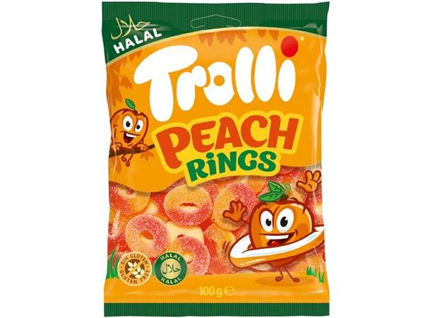 Trolli Halal Peach Rings 30x100g 