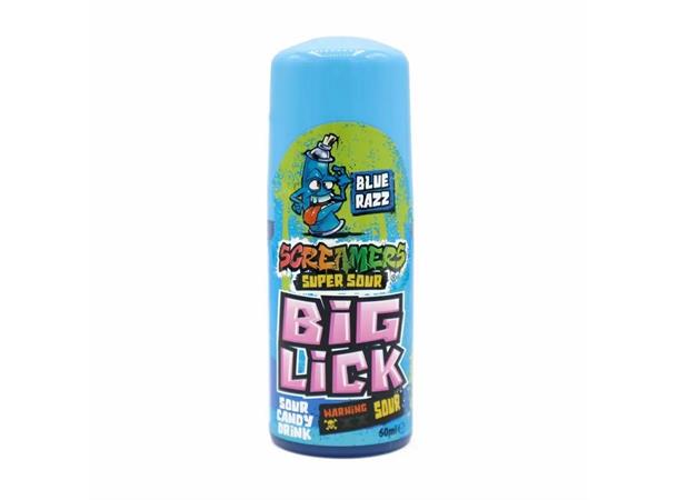 Zed Candy Screamers Blue Razz Big Lick 60ml 1x12 