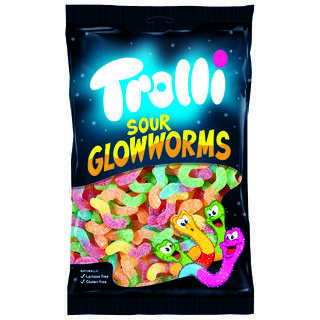 Trolli Sour Glowworms 8x1kg